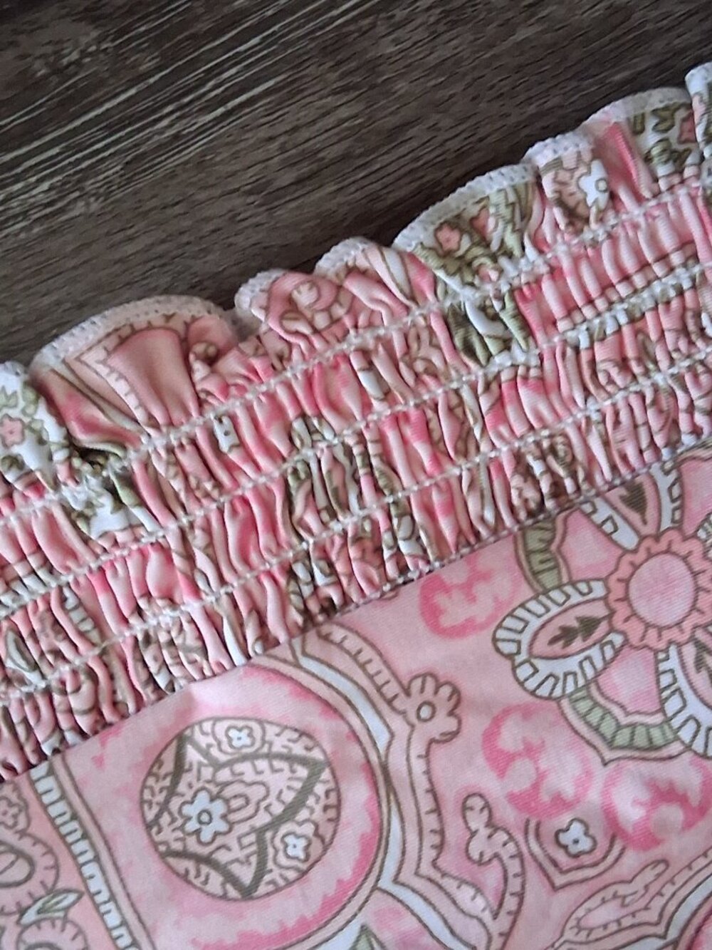 JUICY COUTURE PINK SMOCKED STRING BIKINI Medium or Large NEW - Picture 11 of 14